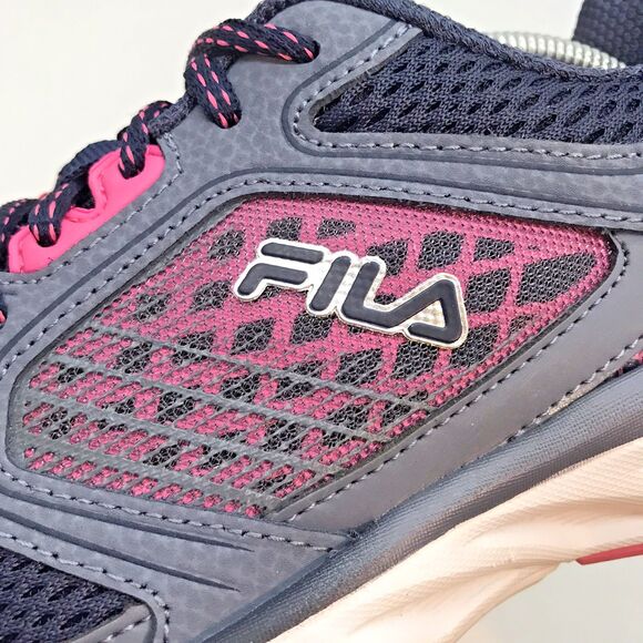 FILA Threshold 10 Running Sneakers Women's 8 Blue Pink Lace Up Memory Foam Shoes - Picture 11 of 12